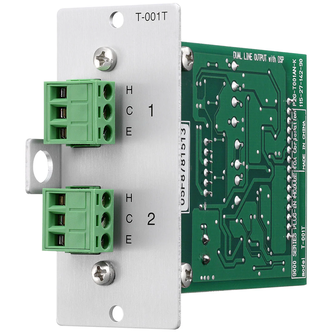 TOA T-001T Dual Line Output Expansion Module with DSP (OPEN BOX - LIKE NEW)