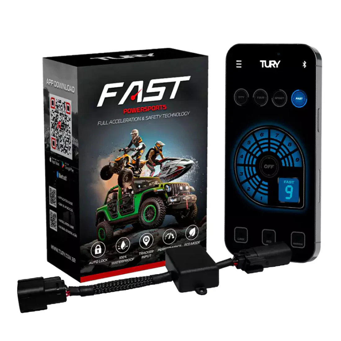 Tury FASTMAXIP5.0D Throttle Response Controller / Anti-Theft Device - IP Rated (FASTMAXIP5.0D)