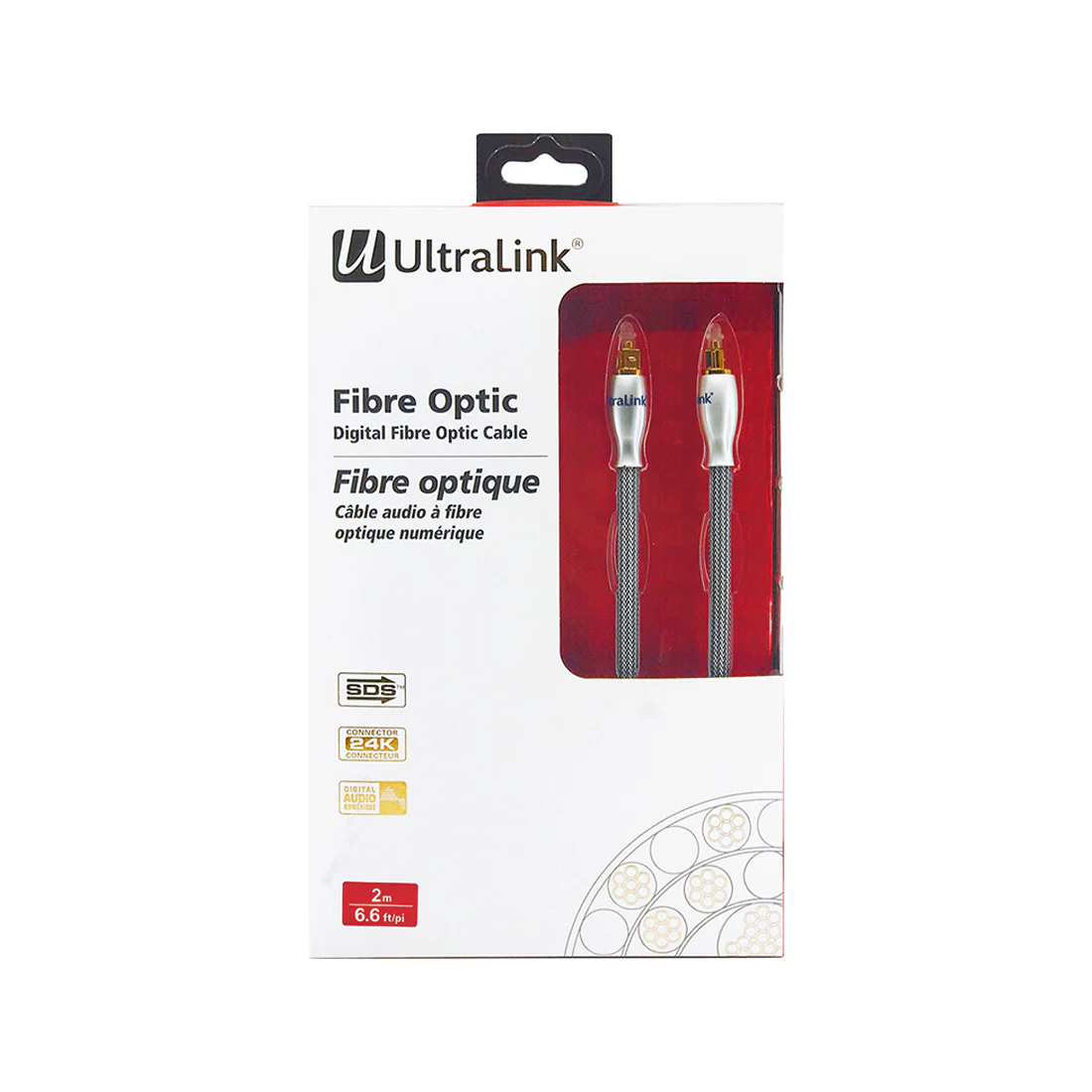 UltraLink UTD2M Optical Audio Cable with 24K Gold Plating (UTD2M)