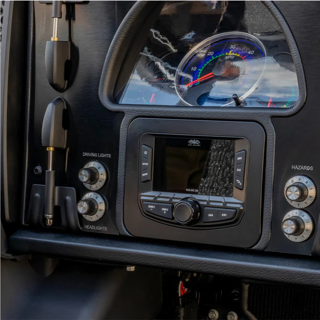 Wet Sounds WS-MC-20 2-Zone Bluetooth Media Center - Each - Image 5